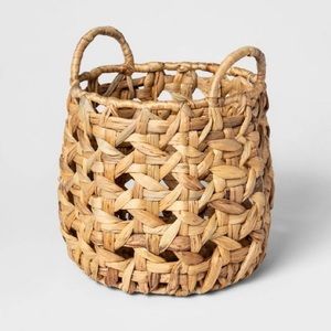 10x10” Wicker Woven Basket with Handles